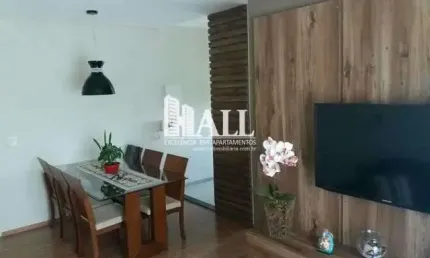 Apartamento com 2 dorms, Vila São Judas Tadeu, São José do Rio Preto - R$ 218 mil, Cod: 2065
