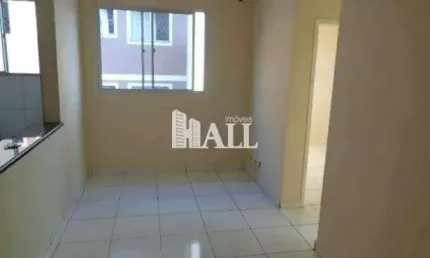 Apartamento com 2 dorms, parque das flores ii, são josé do rio preto - r$ 168 mil, cod: 5033