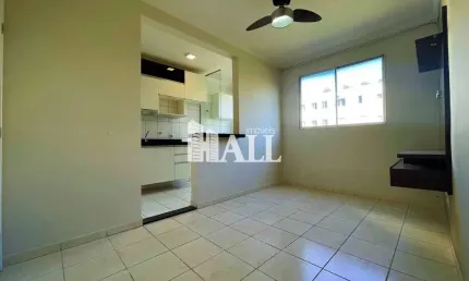 Apartamento com 2 quartos, Rios di Itália, São José do Rio Preto - R$ 190 mil, Cod: 5465