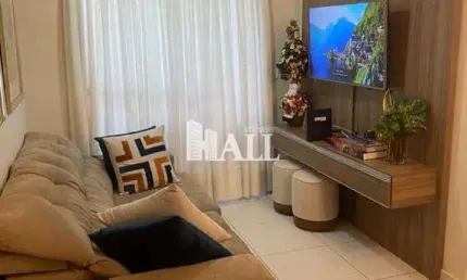 Apartamento com 2 dorms, Jardim Bosque das Vivendas, São José do Rio Preto - R$ 290 mil, Cod: 7860