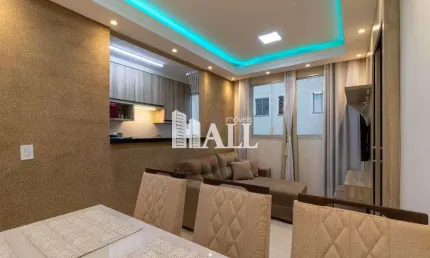 Apartamento com 2 dorms, Rios di Itália, São José do Rio Preto - R$ 205 mil, Cod: 8372
