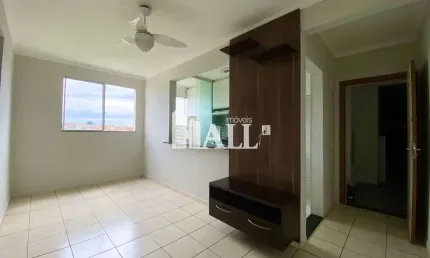 Apartamento com 2 dorms, Residencial Ana Célia, São José do Rio Preto - R$ 158 mil, Cod: 9156
