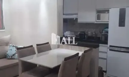 Apartamento com 2 dorms, parque das flores ii, são josé do rio preto - r$ 170 mil, cod: 12710