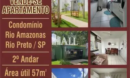 Apartamento com 2 dorms, loteamento clube v, são josé do rio preto - r$ 170 mil, cod: 13686