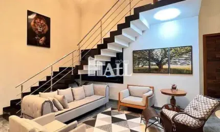 Casa em condomínio fechado com 3 quartos à venda na Avenida Hermelindo Graciani, Parque Residencial Buona Vita, São José do Rio Preto