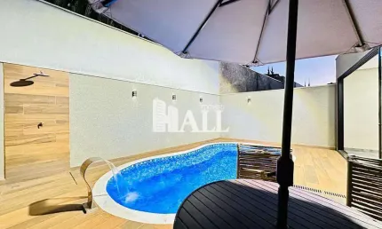 Casa em condomínio fechado com 3 quartos à venda na Avenida Hermelindo Graciani, Parque Residencial Buona Vita, São José do Rio Preto
