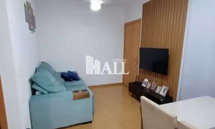 Apartamento com 2 dorms, Loteamento Clube V, São José do Rio Preto - R$ 260 mil, Cod: 14097