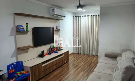 Apartamento com 3 quartos, parque residencial joaquim nabuco, são josé do rio preto - r$ 260 mil, cod: 5962