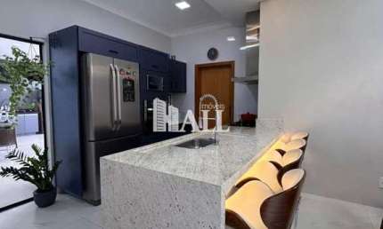 Casa em condomínio fechado com 3 quartos à venda na Avenida Miguel Damha, Village Damha Mirassol III, Mirassol