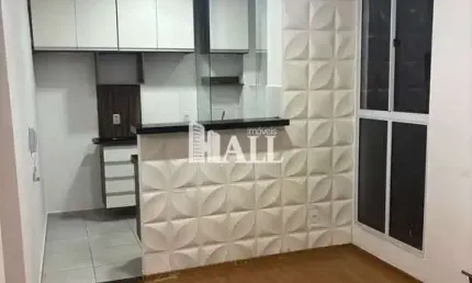 Apartamento com 2 quartos, loteamento clube v, rio preto