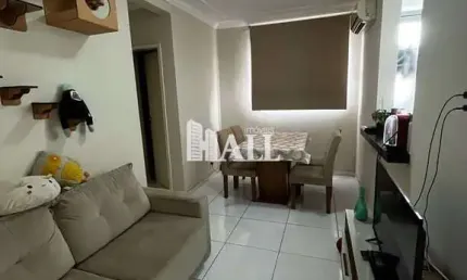 Apartamento com 2 quartos, residencial macedo teles i, são josé do rio preto - r$ 160 mil, cod: 16303