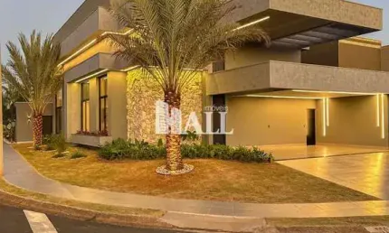 Casa em condomínio fechado com 4 quartos à venda na Avenida Miguel Damha, Parque Residencial Damha V, São José do Rio Preto
