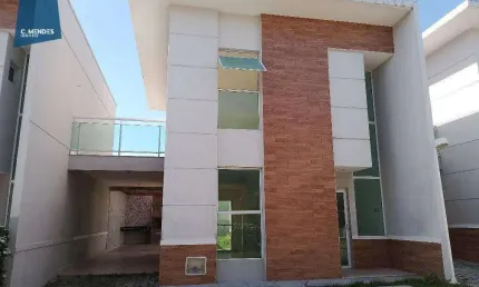 Casa com 3 dormitórios para alugar, 138 m² por R$ 4.821,00/mês - Mangabeira - Eusébio/CE