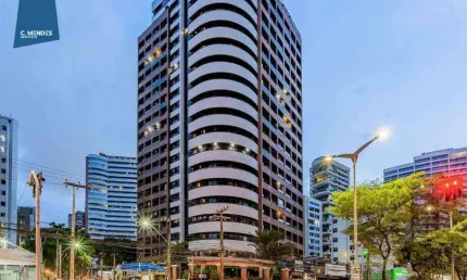 Apartamento com 1 dormitório à venda, 62 m² por R$ 650.000,00 - Meireles - Fortaleza/CE