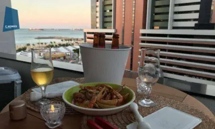Flat com 1 dormitório à venda, 51 m² por R$ 550.000,00 - Meireles - Fortaleza/CE