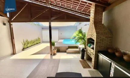Casa solta com 3 suítes e piscina, no melhor da sapiranga - fortaleza/ce