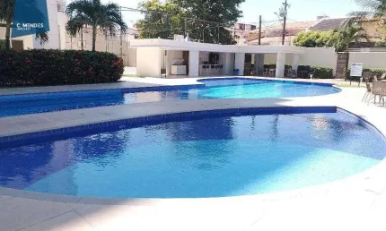 Apartamento com 3 dormitórios para alugar, 73 m² por r$ 3.940,43/mês - cidade dos funcionários - fortaleza/ce