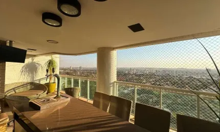 APARTAMENTO PARA LOCAÇÃO NO ED. DOPPIO SPAZIO, 3 QUARTOS SENDO SUÍTES, 240m² - R$7.000,00 - ZONA SUL