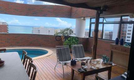 Cobertura com 5 quartos à venda na Rua Silva Jatahy, 220, Meireles, Fortaleza por R$ 4.300.000