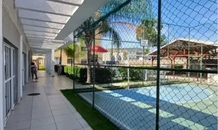 Belíssimo apartamento 2 quartos com porcelanato, em campo grande