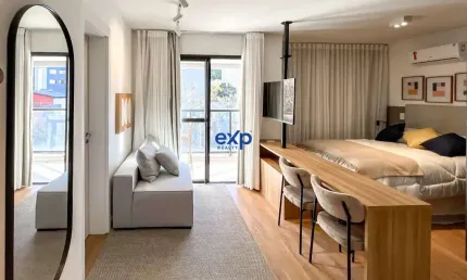 Apartamento com 1 quarto à venda na Rua Brigadeiro Franco, 927, Mercês, Curitiba por R$ 421.691
