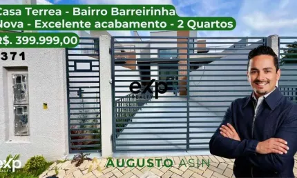 Casa com 2 quartos à venda na Jales Ribeiro de Melo, 371, Barreirinha, Curitiba por R$ 409.000