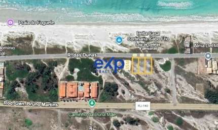 Terreno comercial à venda na Rua das Dunas, Foguete, Cabo Frio por R$ 1.800.000
