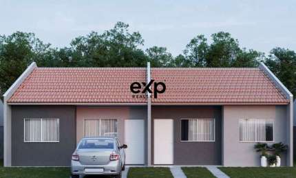 Casa em condomínio fechado com 2 quartos à venda na Avenida Rio Amazonas, 2367, Estados, Fazenda Rio Grande por R$ 255.900