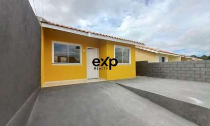 Casa em condomínio fechado com 2 quartos à venda na Rua Papagaio, 1780, Gralha Azul, Fazenda Rio Grande por R$ 225.000