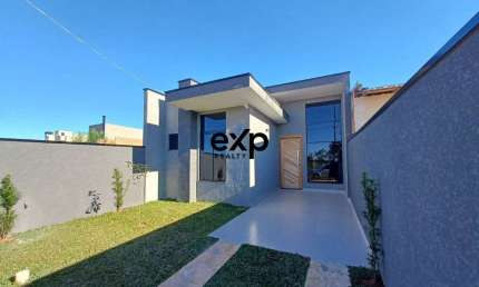 Casa com 3 quartos à venda na Varsóvia, 274, Gralha Azul, Fazenda Rio Grande por R$ 380.000