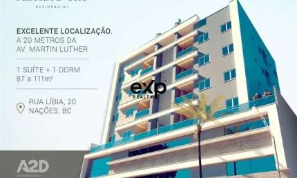 Apartamento com 2 quartos à venda na Rua Líbia, 30, Nações, Balneário Camboriú por R$ 980.000