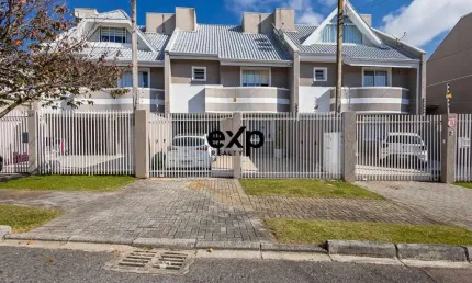 Casa em condomínio fechado com 3 quartos à venda na rua frederico leitner, 258, atuba, curitiba por r$ 720.000