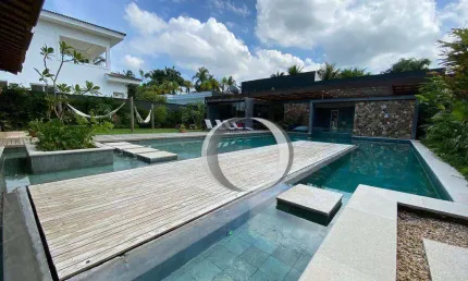 Casa em condomínio fechado com 5 quartos à venda na Avenida Kensei Tamayose, 105, Jardim Acapulco, Guarujá