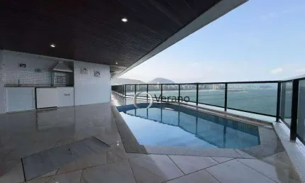 Apartamento com 4 dormitórios à venda, 364 m² por r$ 4.300.000,00 - astúrias - guarujá/sp