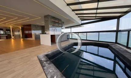 Apartamento com 4 dormitórios para alugar, 364 m² por R$ 25.000,01/mês - Astúrias - Guarujá/SP