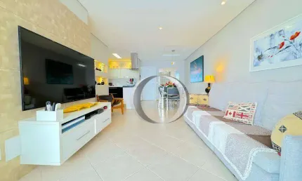 Varanda gourmet, lazer completo, 100 metros da praia