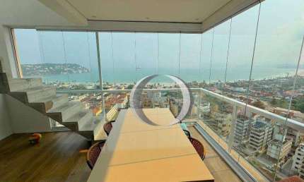 Guaruja, Enseada, Cobertura Vista Total do Mar, Prédio com Lazer Estilo Resort