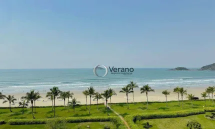 Cobertura frente mar na Riviera, piscina e espaço gourmet, 4 vagas