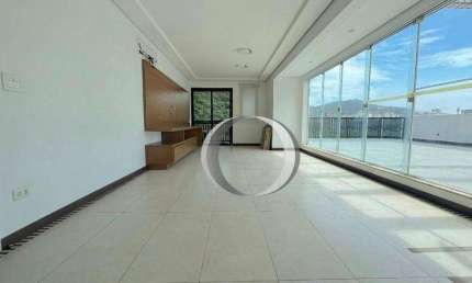 Praia da Enseada, Guarujá, OPORTUNIDADE, Cobertura Penthouse, amplo espaço 191 m2, 3 vagas na garagem