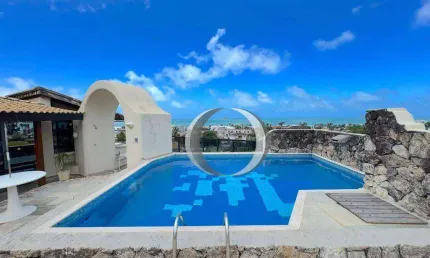 Cobertura Pozzani com vista total para o mar, espaço gourmet e piscina, 3 vagas