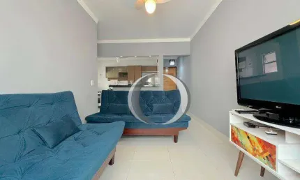 Praia da enseada, guarujá, 300 metros da praia, lindo apartamento de 1 quarto