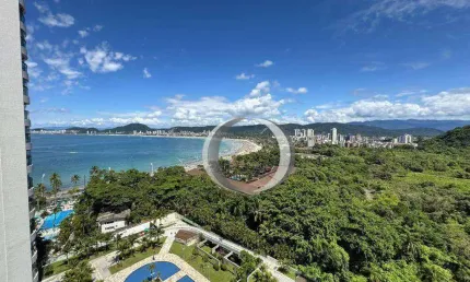 Apartamento com linda vista mar, com 2 vagas de garagem, lazer estilo club