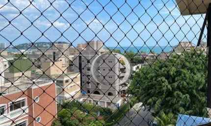 Apartamento com 3 quartos sendo 3 suítes, vista mar na praia da Enseada