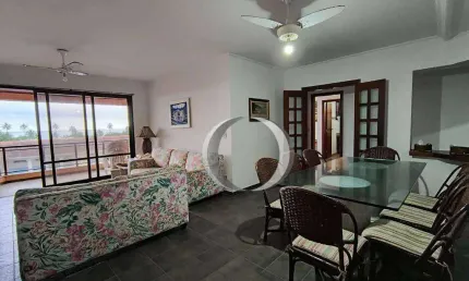 Apartamento vista mar com 3 dormitórios à venda na  Enseada - Guarujá/SP