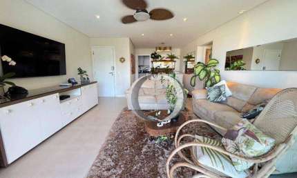 Apartamento a venda no Morro do Maluf, frente mar, 3 quartos (sendo 2 suítes), condominio clube