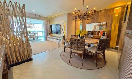 Apartamento com 3 dormitórios à venda, 160 m² por R$ 5.800.000 - Riviera de São Lourenço - Bertioga/SP