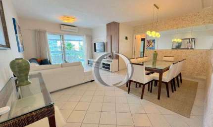 Apartamento com 3 dormitórios à venda, 160 m² por R$ 4.400.000 - Riviera de São Lourenço - Bertioga/SP