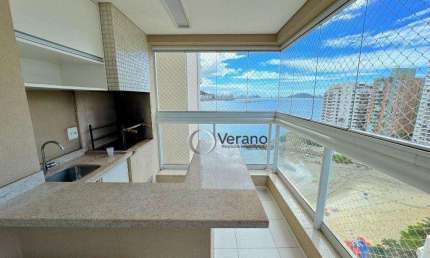 Apartamento pé na areia com 3 quartos, sendo 1 suíte à venda, 110 m² por R$ 1.280.000 - Astúrias - Guarujá/SP