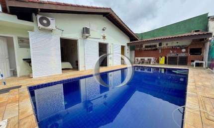 Jd. Albamar - Casa com 4 dormitórios à venda, 180 m² por R$ 950.000 - Jardim Albamar - Guarujá/SP
