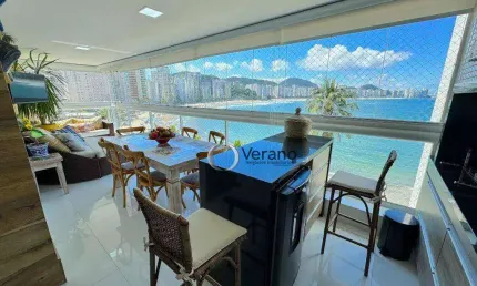 Apartamento frente mar, finamente decorado com 3 quartos à venda, 120 m² por R$ 1.950.000 - Astúrias - Guarujá/SP